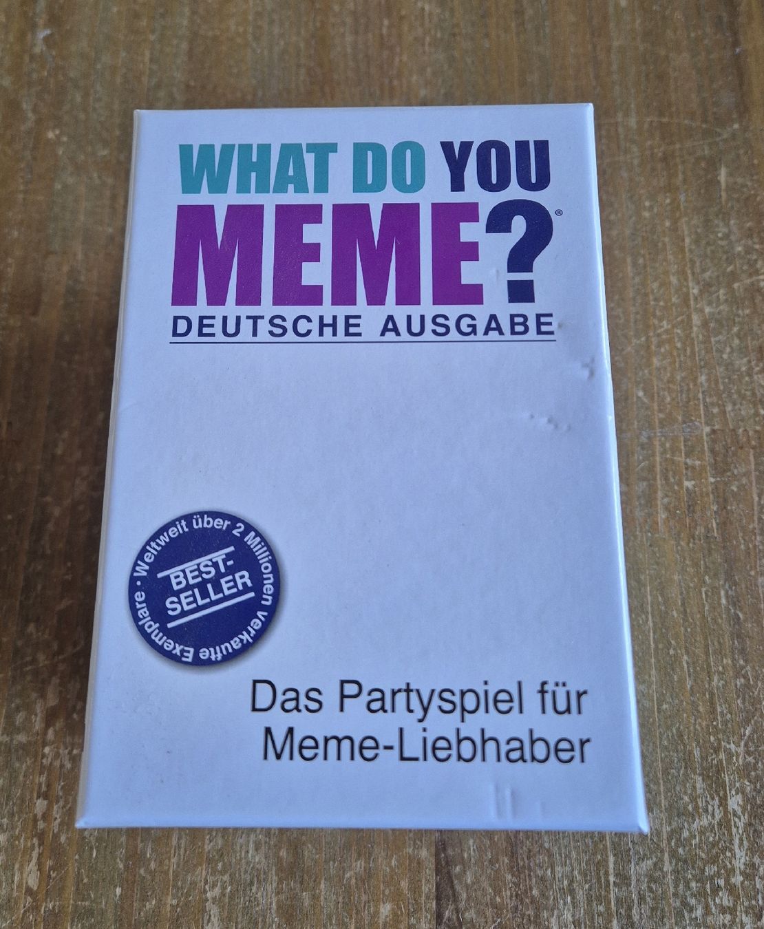 Giochi: What Do You Meme - Deutsche Ausgabe – Usato da Bern venduto da __p_v_a__