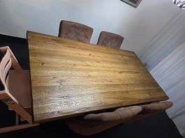 Holzesstisch 180x100x75 (ohne Essstühle)