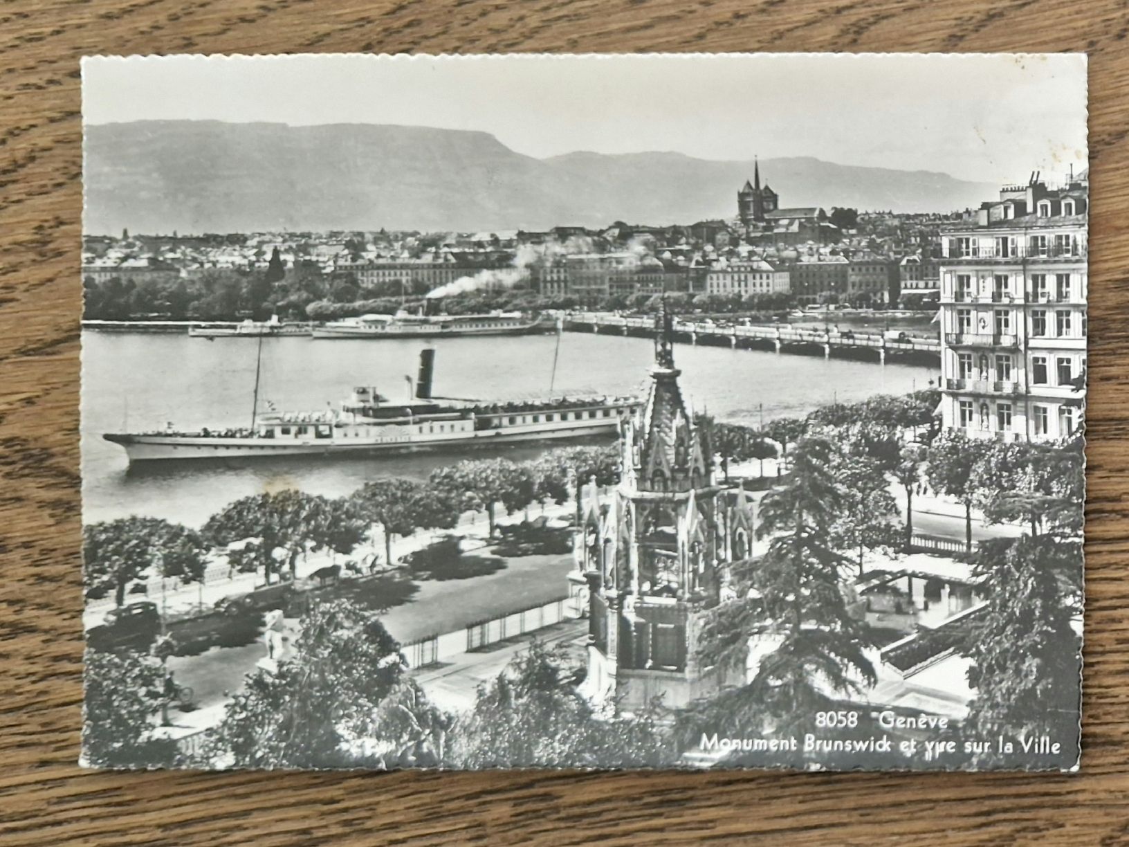 Cartoline postali: Genève bâteau - Genf Schiff 1949 – Usato da Ebikon venduto da Donar50