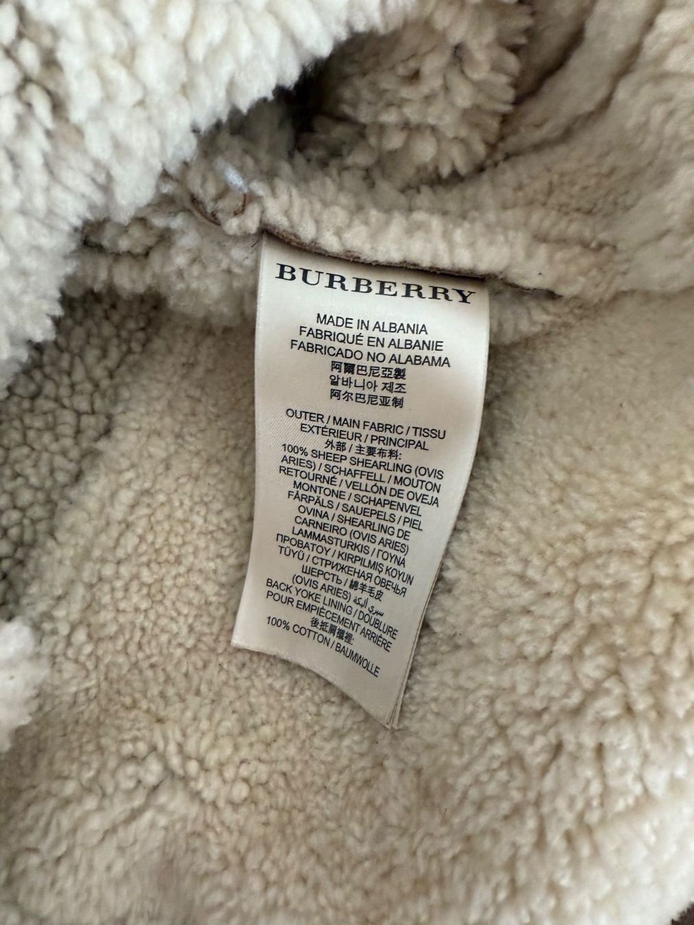 Burberry Giacche: BURBERRY BRIT Shearling Schaffell JACKE, TOP! – Usato da Wilen b. Wollerau venduto da rosmarin13 4