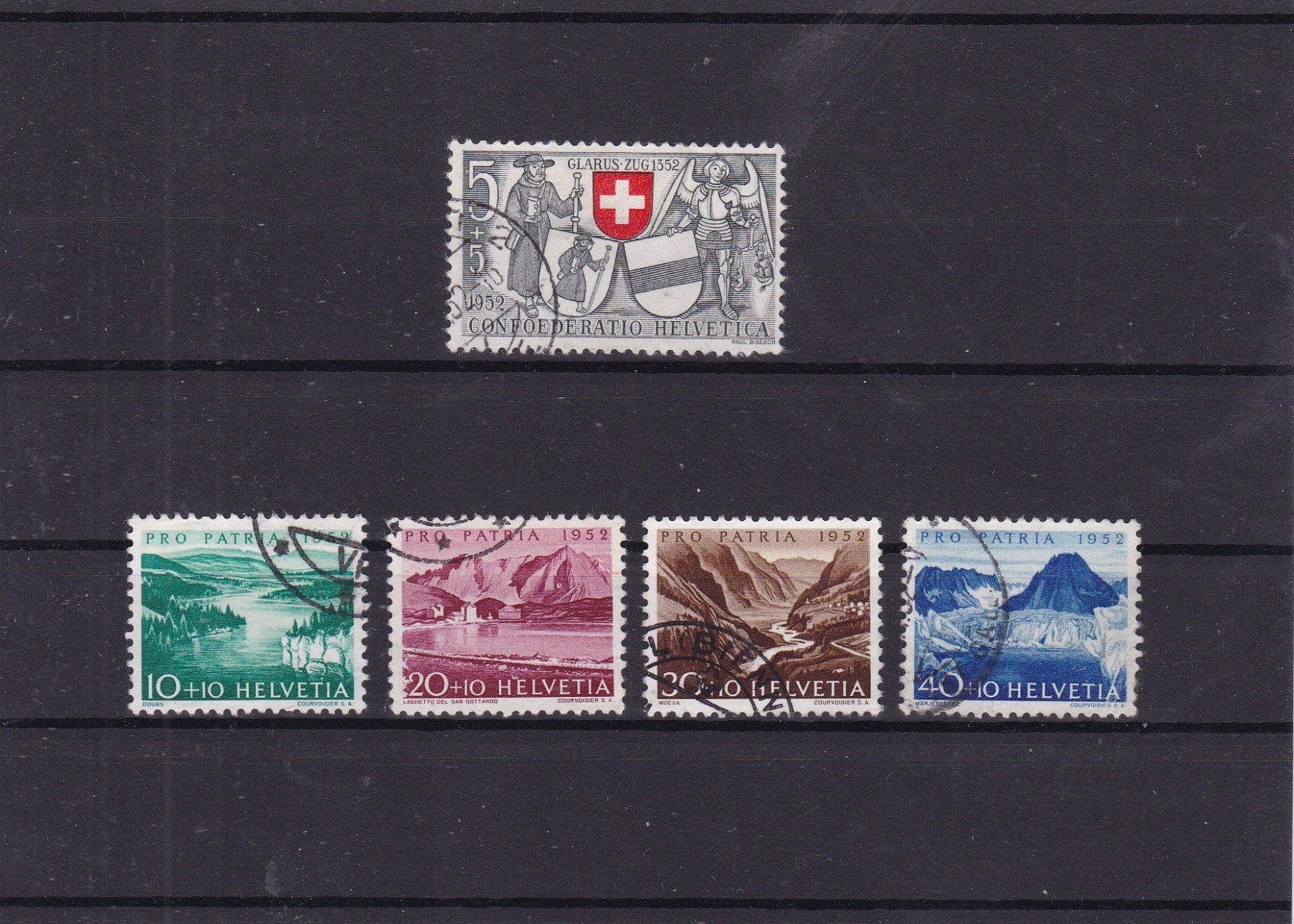 Tous les timbres: PRO PATRIA 1952 – D'occasion à Gretzenbach par Sikim