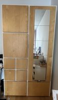 Schrank mit Spiegel weiss