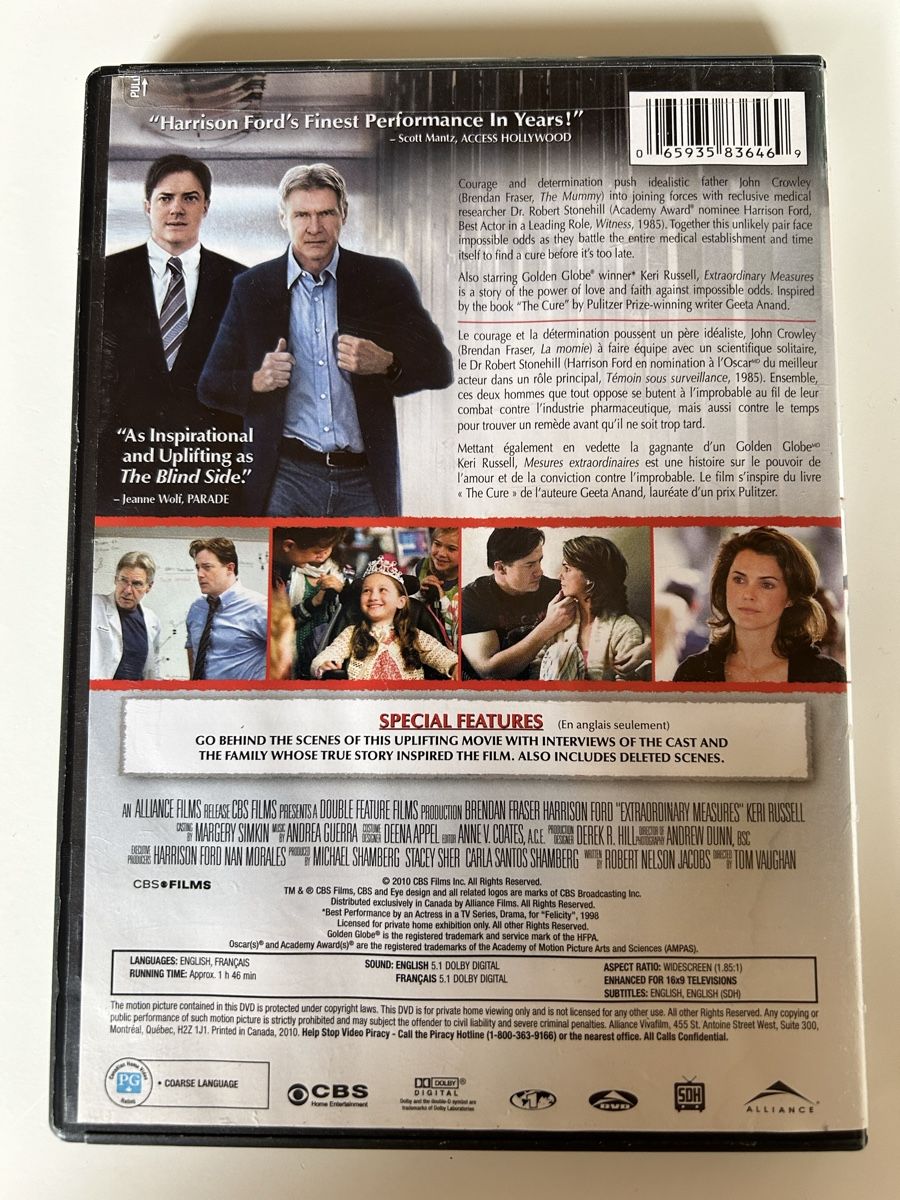 Tutti i DVDs: DVD Mesures Extraordinaires avec Harrison Ford – Usato da St-Cierges venduto da Crisi53 1