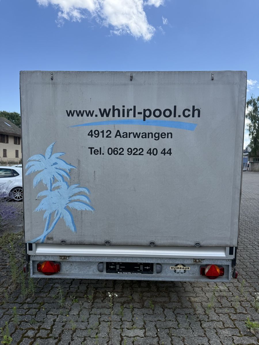 Humbaur Rimorchi: Anhänger Hochlader mit Blache – Usato da Solothurn venduto da Gnaraloo 2