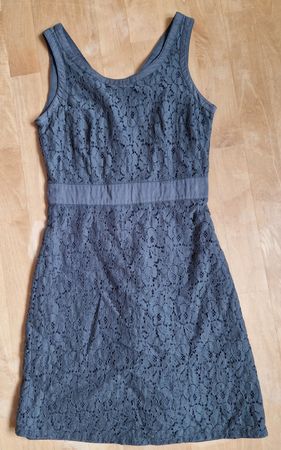 Street One Spitzen-Etuikleid S – Dunkelgrau, top