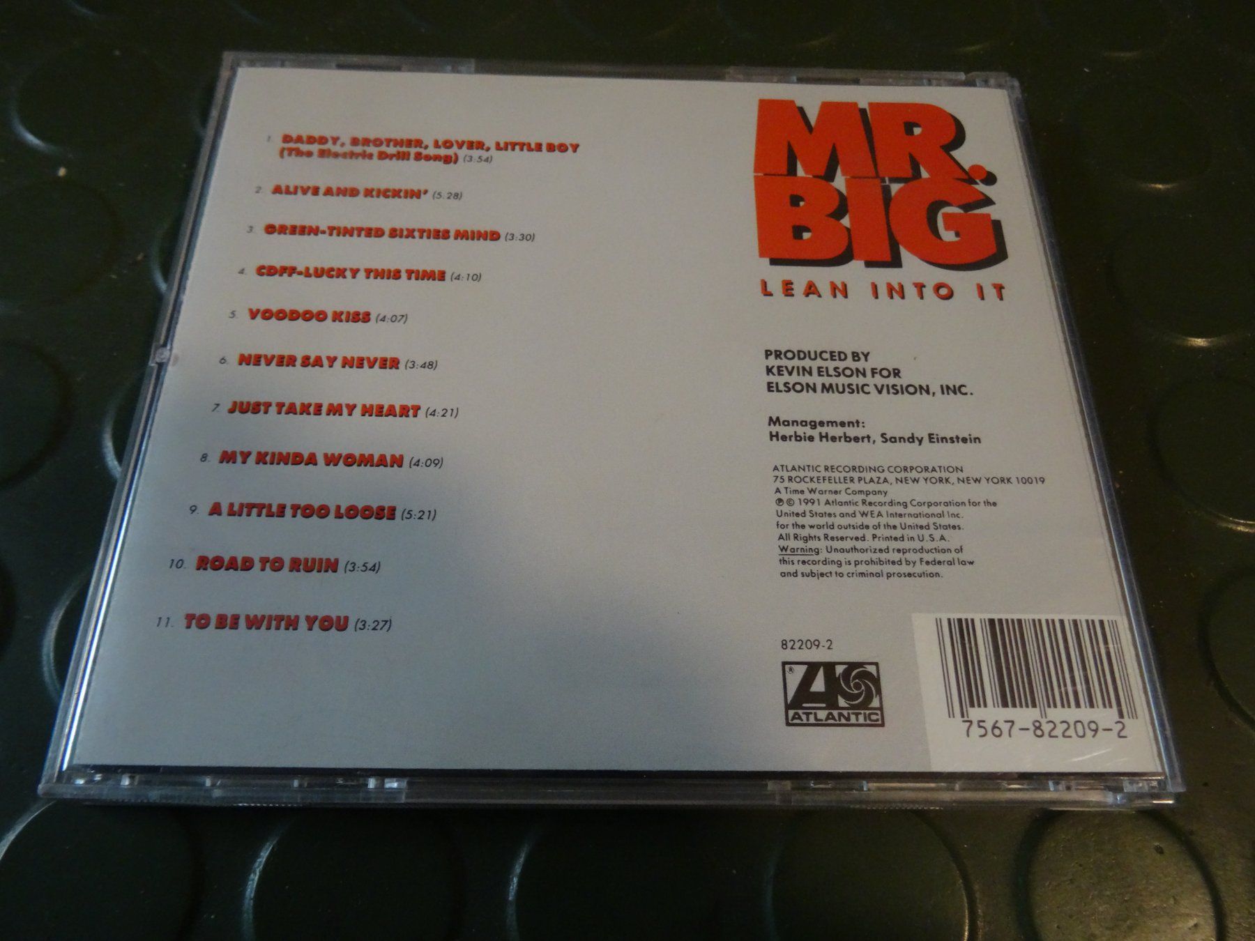 CDs: Mr. Big Lean Into It   CD Album – D'occasion à Olten par Disc-Ausverkauf 1