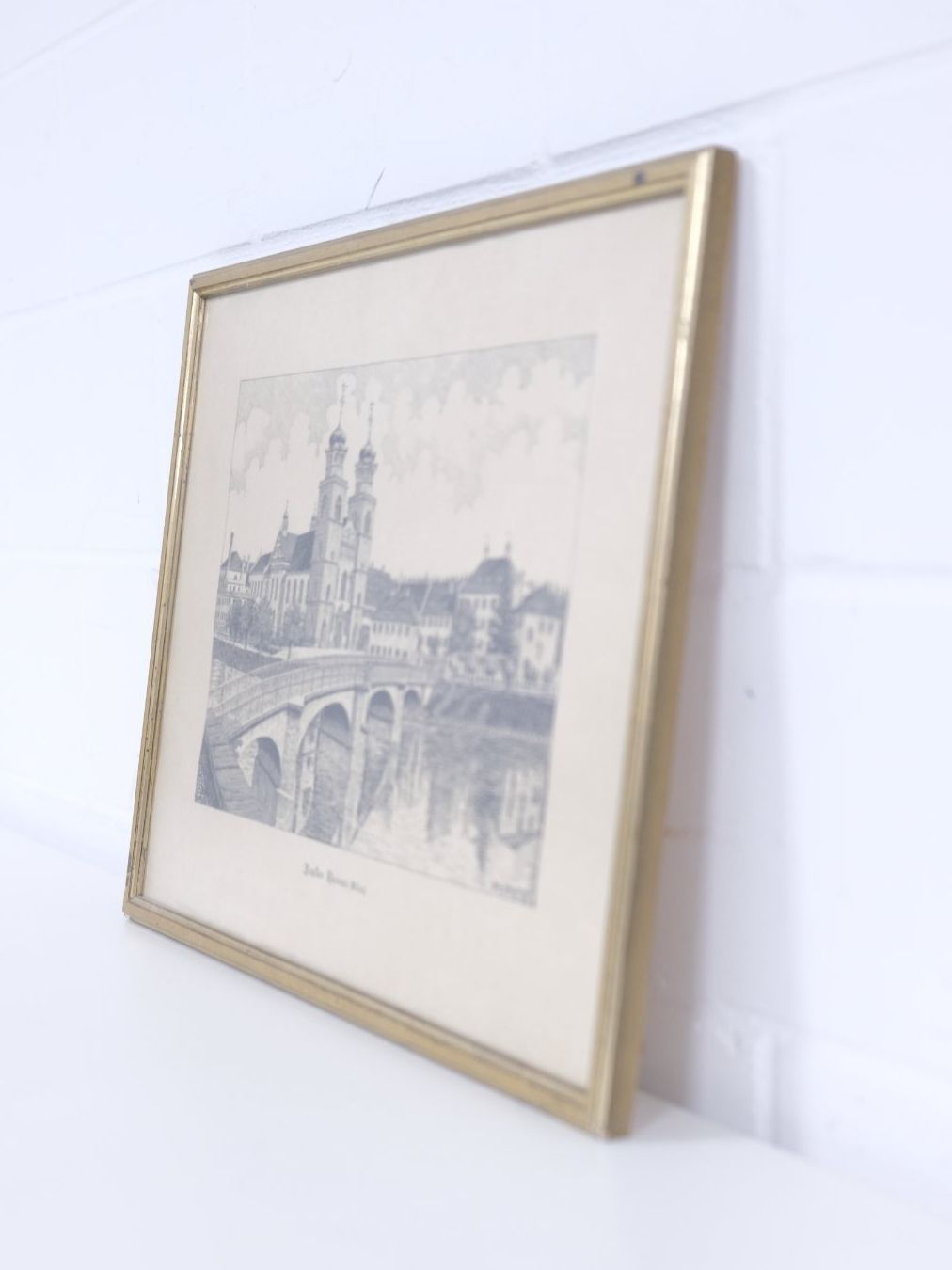 Gravures: August Scheuermeyer Kloster Rheinau Grafik - 1933 – D'occasion à Volketswil par brockipfannenstil 2