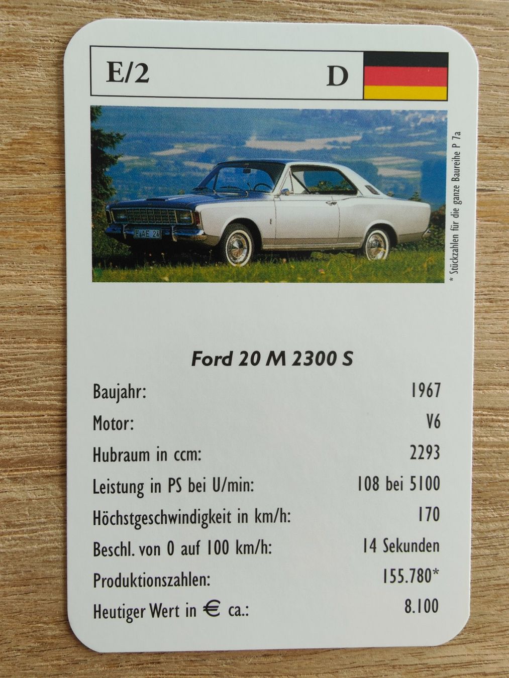 Spiele: Quartett Autos der 60er – Gebraucht aus Zuzwil SG von Atalanta75 2
