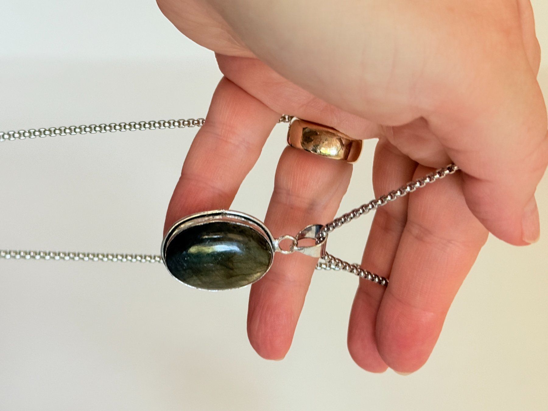 Catenine: Collier labradorite, élégant et tendance ✨ – Nuovo (secondo la descrizione) da Genève venduto da AWWA 6
