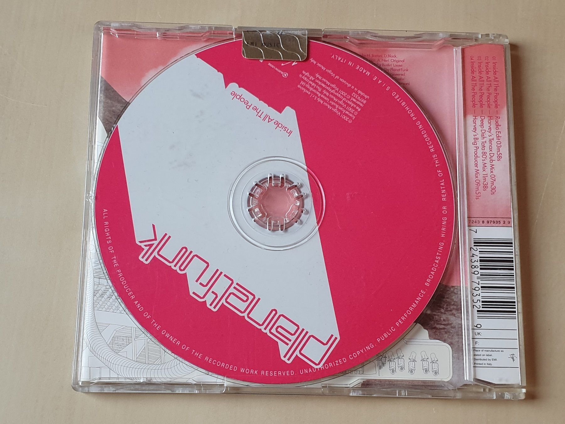 CD: Planetfunk Inside all the People – Usato da Stansstad venduto da collectorsshop 1