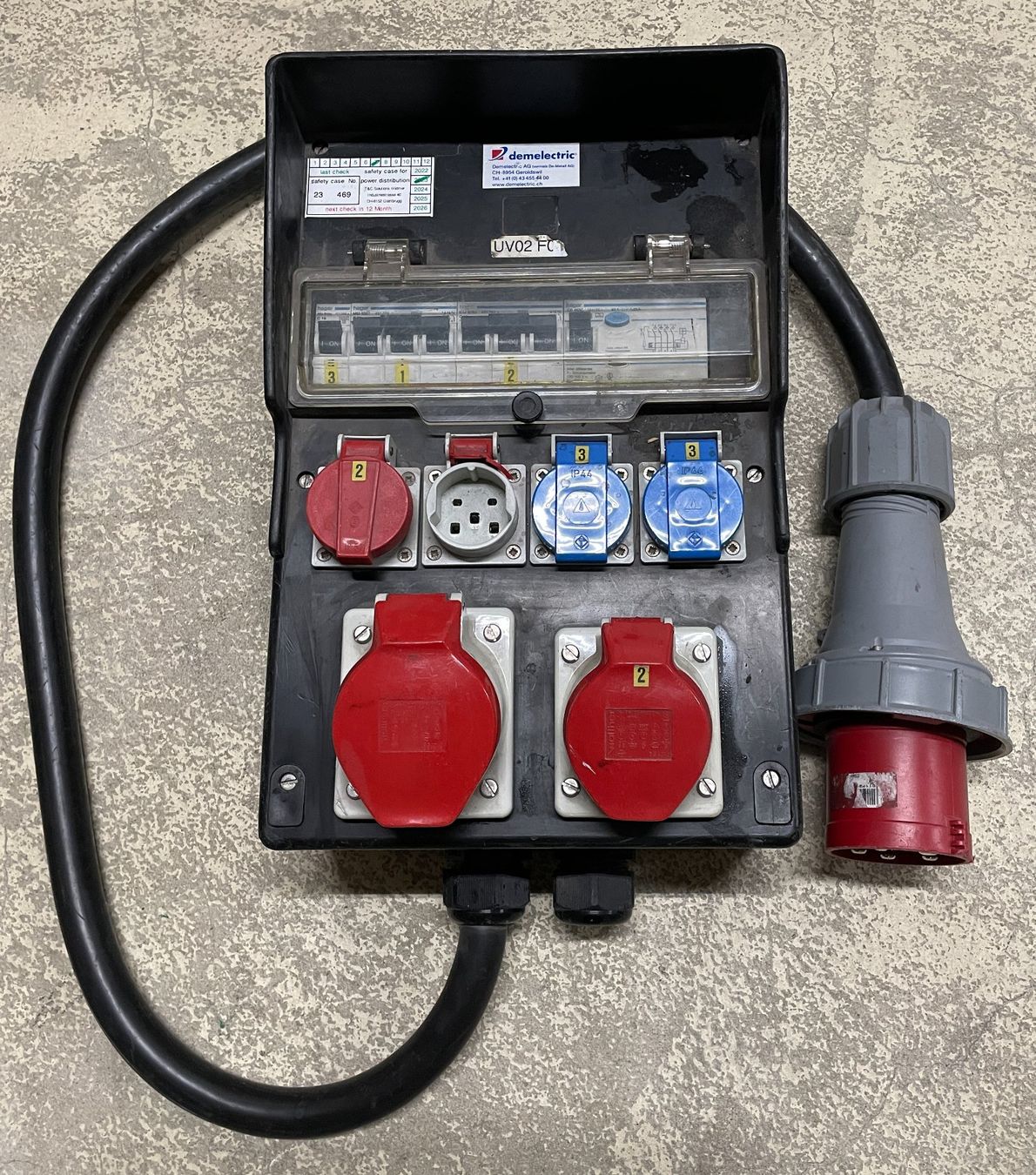 Elettrotecnica: Stromverteiler CEE-63 – Usato da Dübendorf venduto da icf_technics