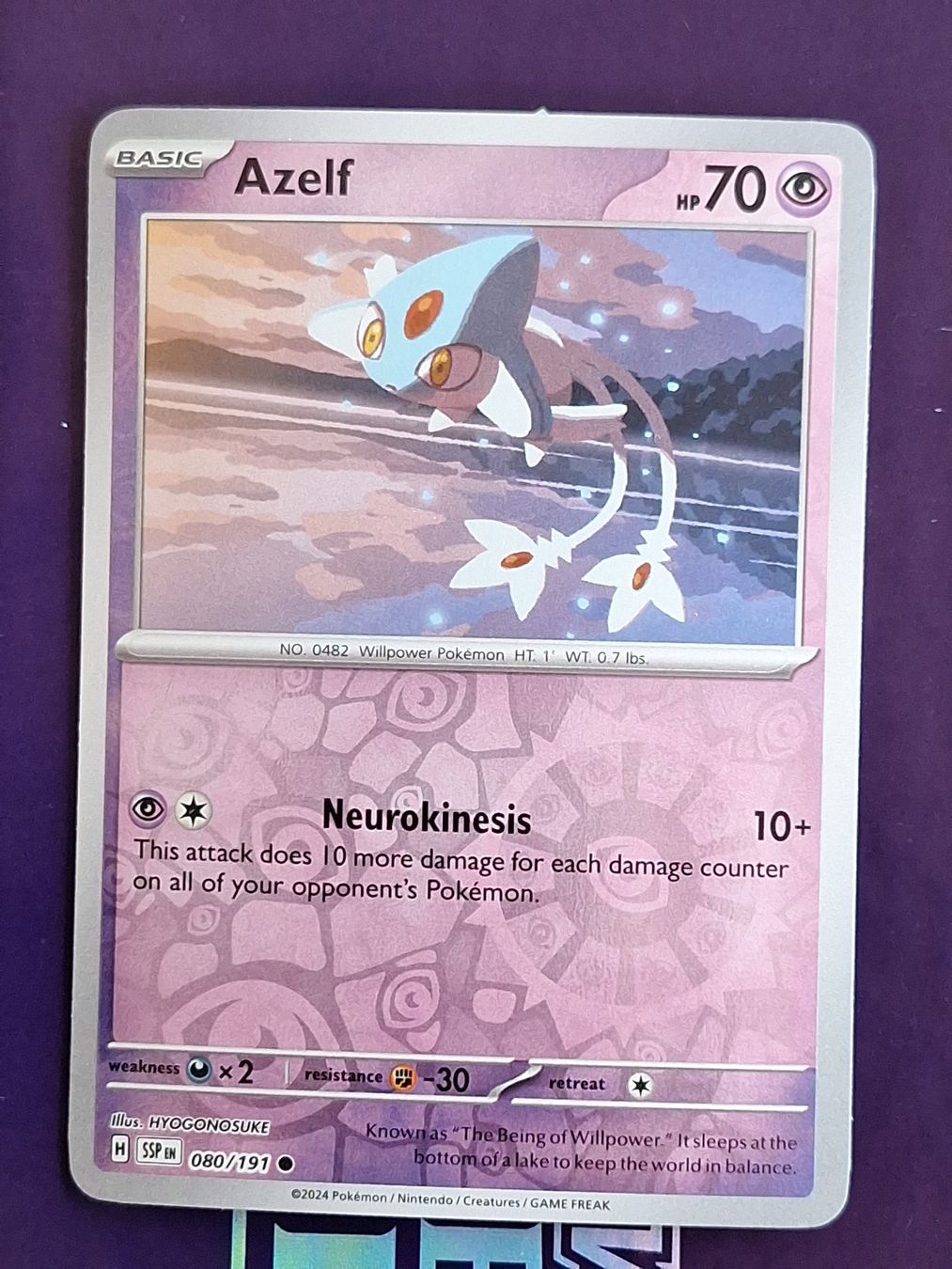 Pokémon Carte collezionabili: Azelf - Reverse Holo - Pokemon Surging Sparks – Usato da Altstätten SG venduto da GGsGameshop