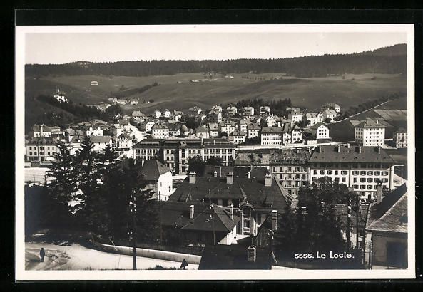 Cartoline postali: AK Le Locle, Blick zum Ort – Usato da Berlin venduto da bartko-reher