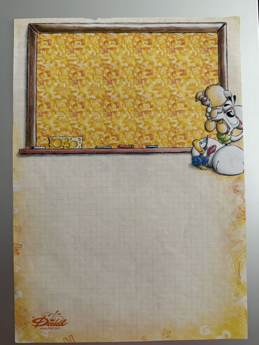 Carta: Diddl Papier A4 kariert aus Block 116 Magic 3D – Nuovo (secondo la descrizione) da Kloten venduto da walderdbeerchen