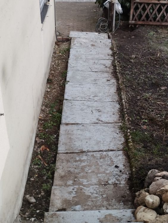 Beton Steine Gehweg Platten für Garten Kaufen auf Ricardo