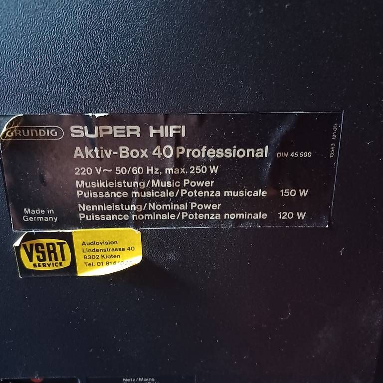 Grundig Casse acustiche: GRUNDIG Aktiv Boxen – Usato da Tägerig venduto da Spider_bird 2