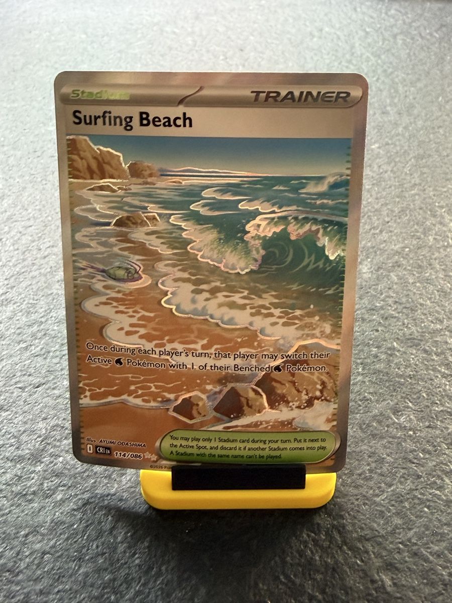 Pokémon Carte collezionabili: Pokemon Karte Surfing Beach  114/086 – Nuovo (secondo la descrizione) da Turtmann venduto da pat_w58r