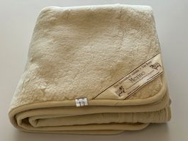 Merino Schafschurwolle Unterbett Matratzenschutz Auflage