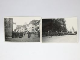 2 antike Foto Schweizer Militär, vermutl. WKII