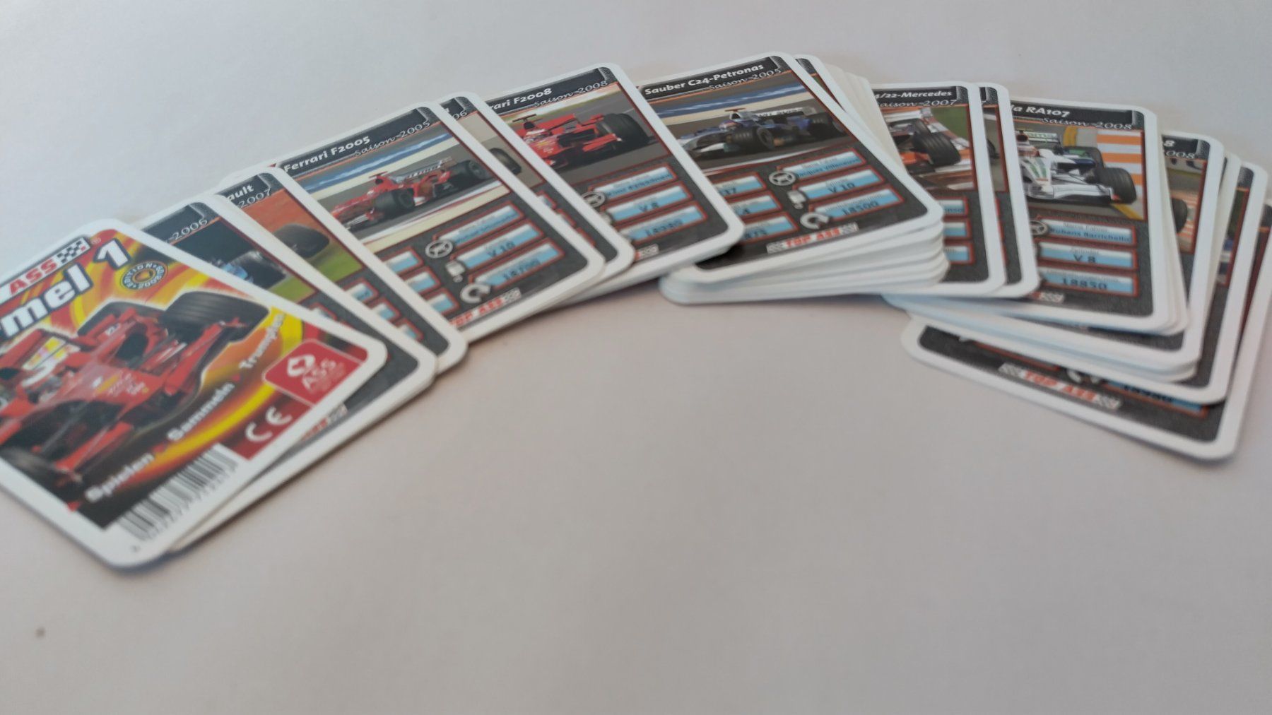 Spiele: TOP ASS Auto Quartett - Formel 1 / 32 Karten ab Fr. 1.- – Gebraucht aus Bellach von JingleJerry 8
