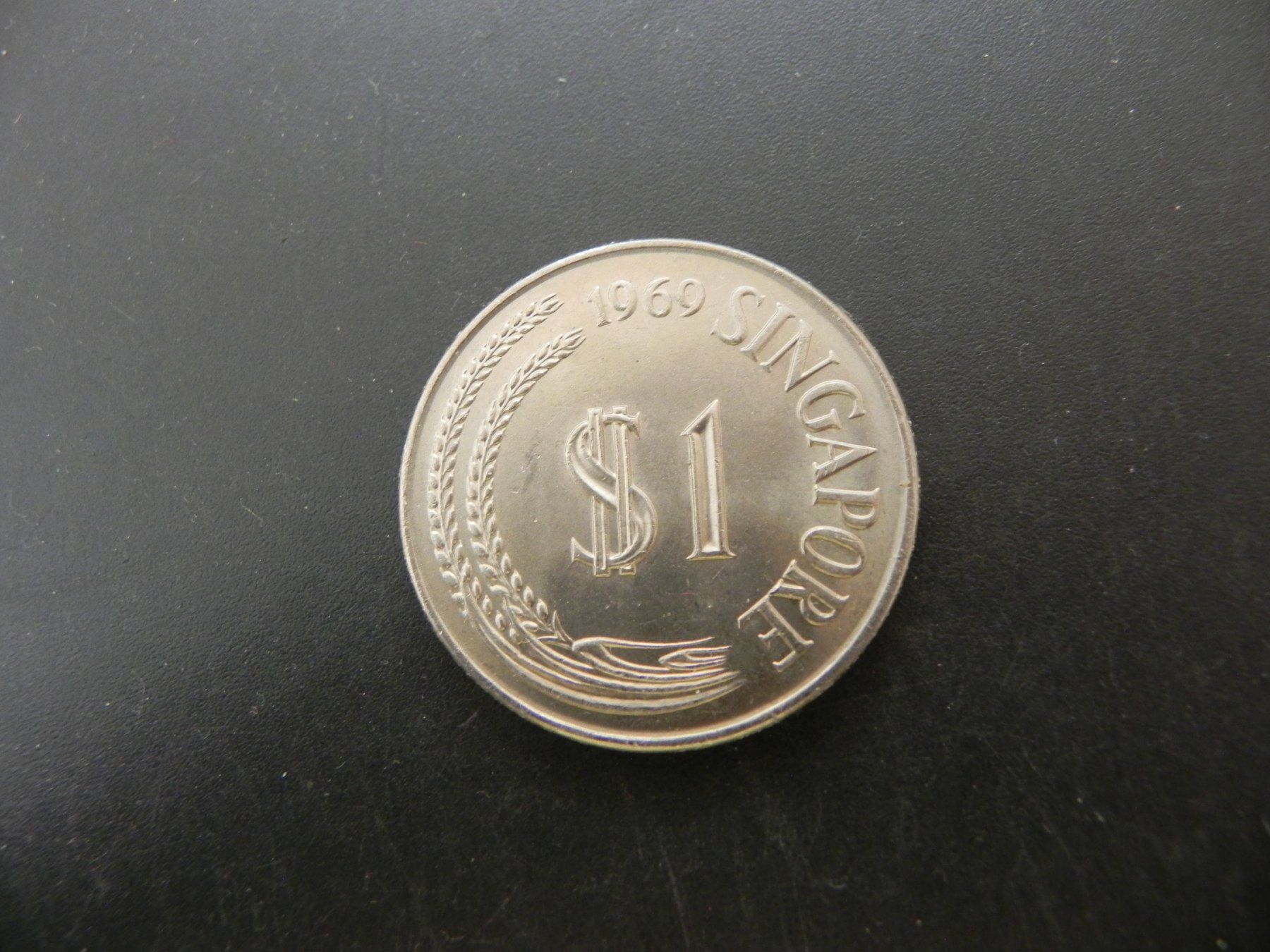 Alle Münzen: Singapur 1 Dollar 1969 – Gebraucht aus Biel/Bienne von Gogolozi