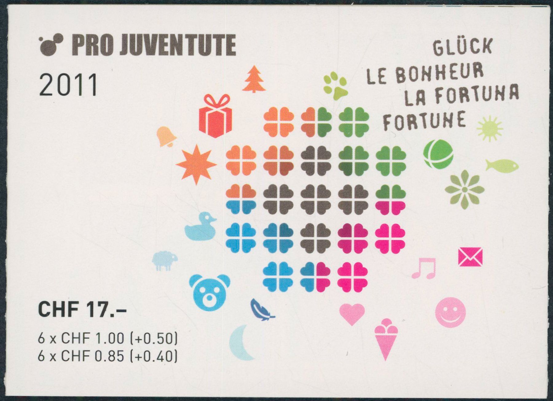 Tutti i francobolli: 2011 - Pro Juventute - Markenheftchen - Ersttag ET – Usato da Schindellegi venduto da leecollect