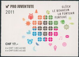 2011 - Pro Juventute - Markenheftchen - Ersttag ET
