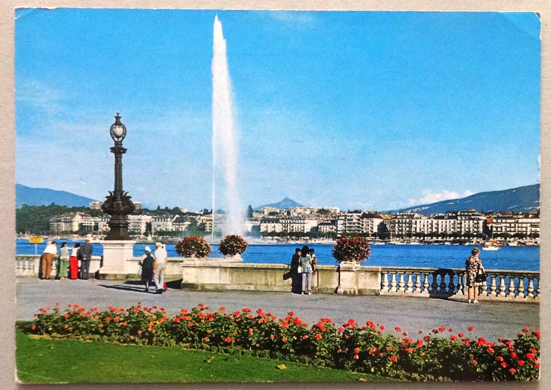 Cartoline postali: Genève - La Rade et le Jet d' Eau – Difettoso da Fétigny venduto da Billy2miny