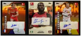 Topps Bundesliga International Stars Auto zu 49 / 3er Lot