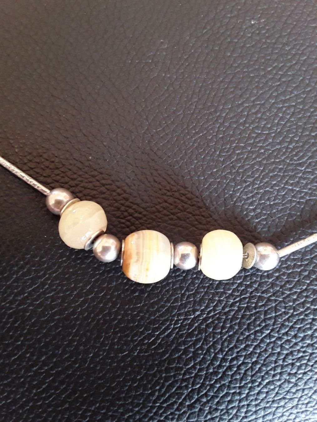 Ketten: Halskette, Sterling Silber/Glas Handmade – Gebraucht aus Zürich von sanwit 5