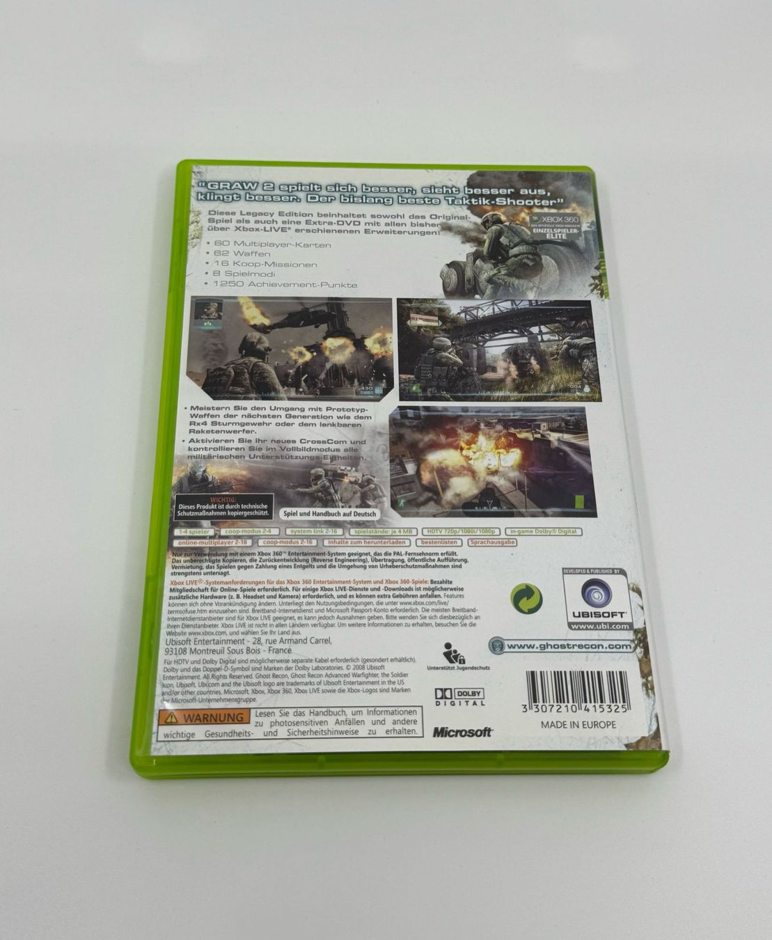 Spiele: Tom Clancy's Ghost Recon Advanced Warfighter 2 (XBOX 360) – Gebraucht aus Herisau von Seyashop1 2