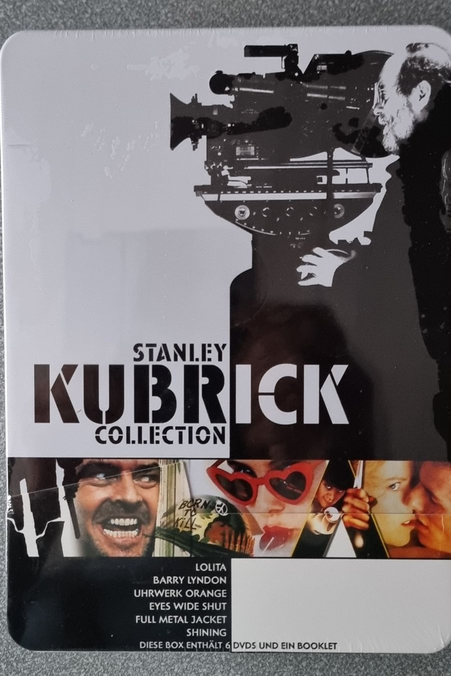 Tutti i DVDs: DVD Sammlerbox Stanley Kubrick in Blechdose – Nuovo e nell'imballaggio originale da Oetwil am See venduto da fineli2