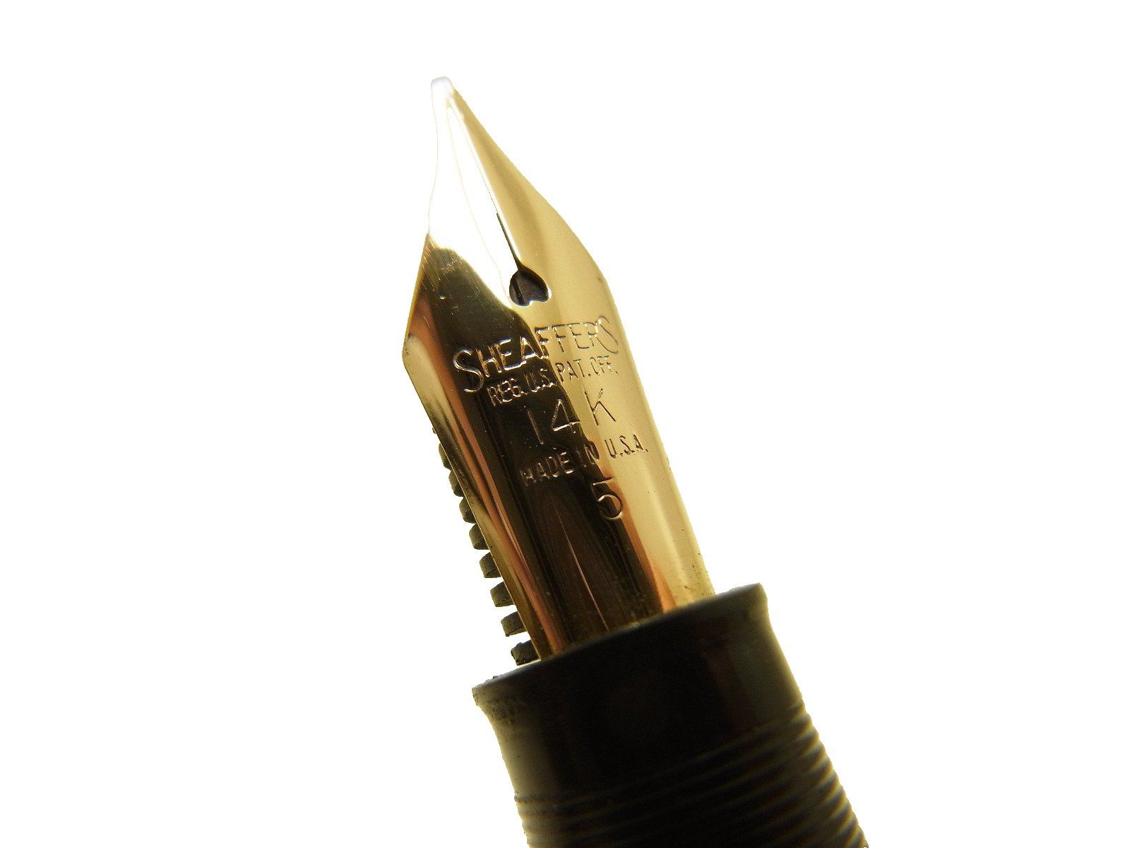 Stifte & Marker: 1952-58 SHEAFFER ADMIRAL Schnorchel Füllhalter 14K M – Gebraucht aus Springe von WaSuPen 2