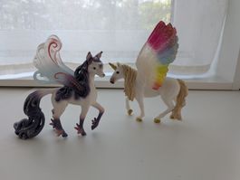 Schleich Figures –  Rainbow Unicorn + Denaja