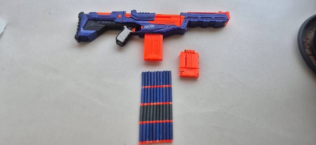 Nerf Giocattoli: NERF N-Strike Elite Delta Trooper inkl. 40 Darts – Usato da Arbon venduto da Ftdata 3