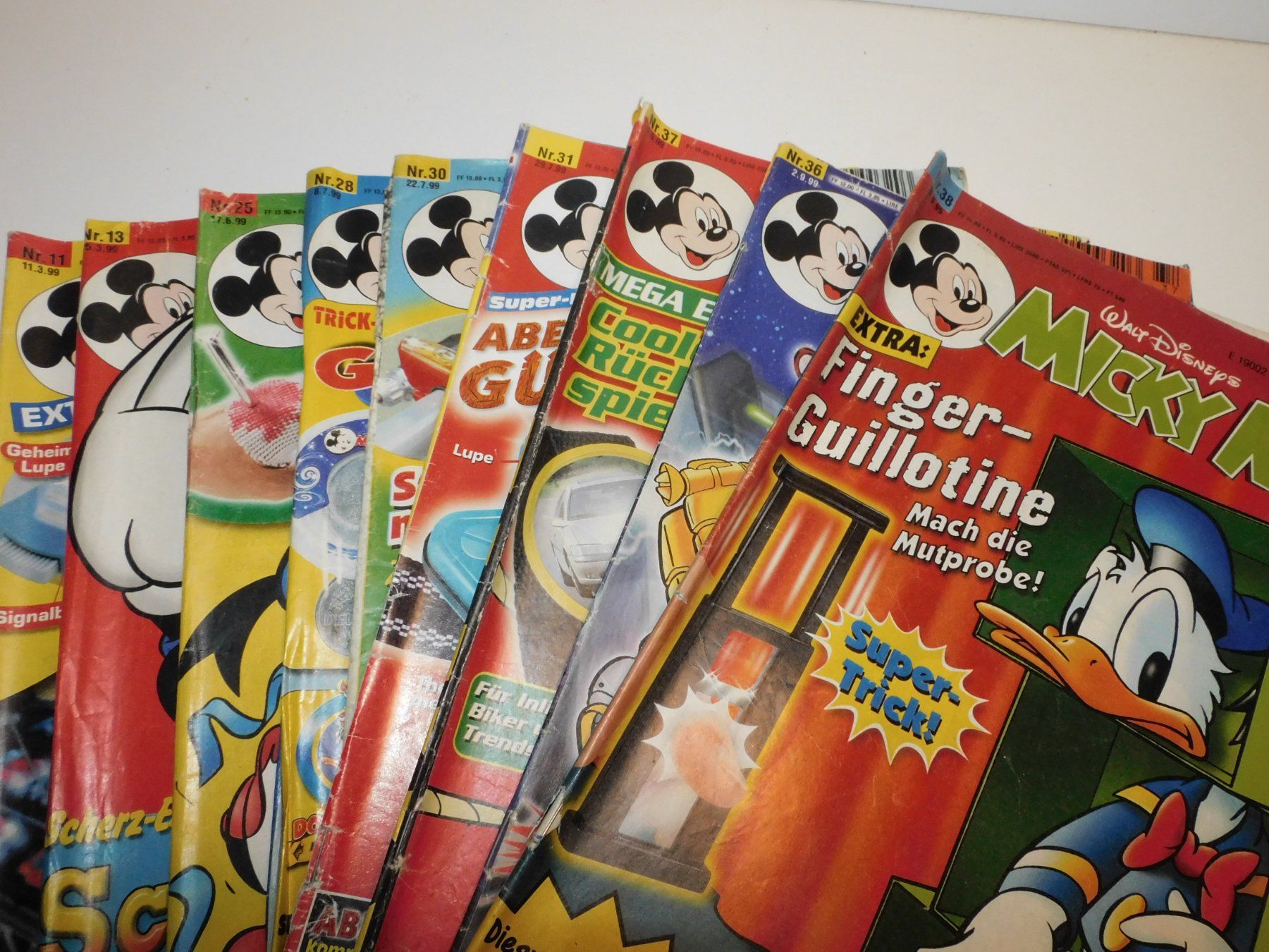 Fumetti: Comic 10 Micky Maus Hefte von 1999 -  alte Comic Hefte   geb – Usato da Sursee venduto da 76 1