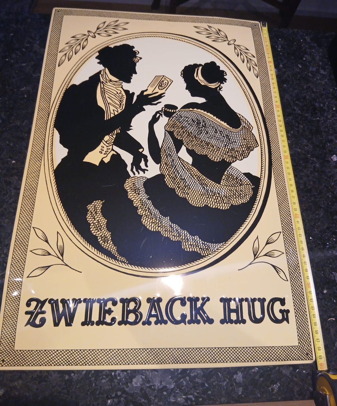 Insegne: Blechschild Zwieback Hug – Usato da Galgenen venduto da fle_f65w 1