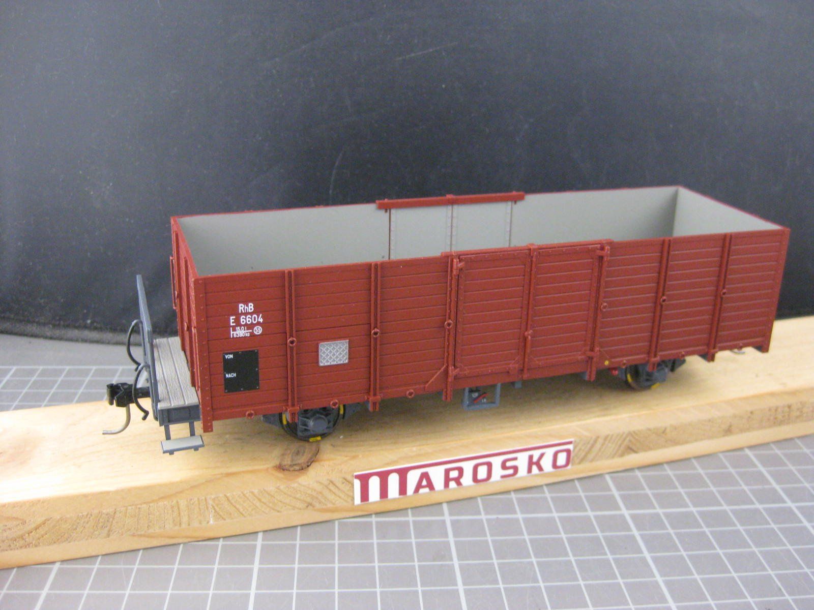 Bemo Modellini di ferrovie: Bemo 9451 104, RhB E 6604, mit OVP, neuwertig – Usato da Malters venduto da Marosko 2