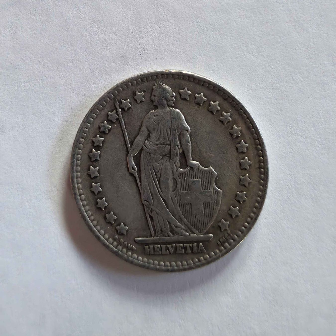 Tutti le monete: Silber-Münze 1-Franken 1936 – Usato da Filzbach venduto da Cschufi 1
