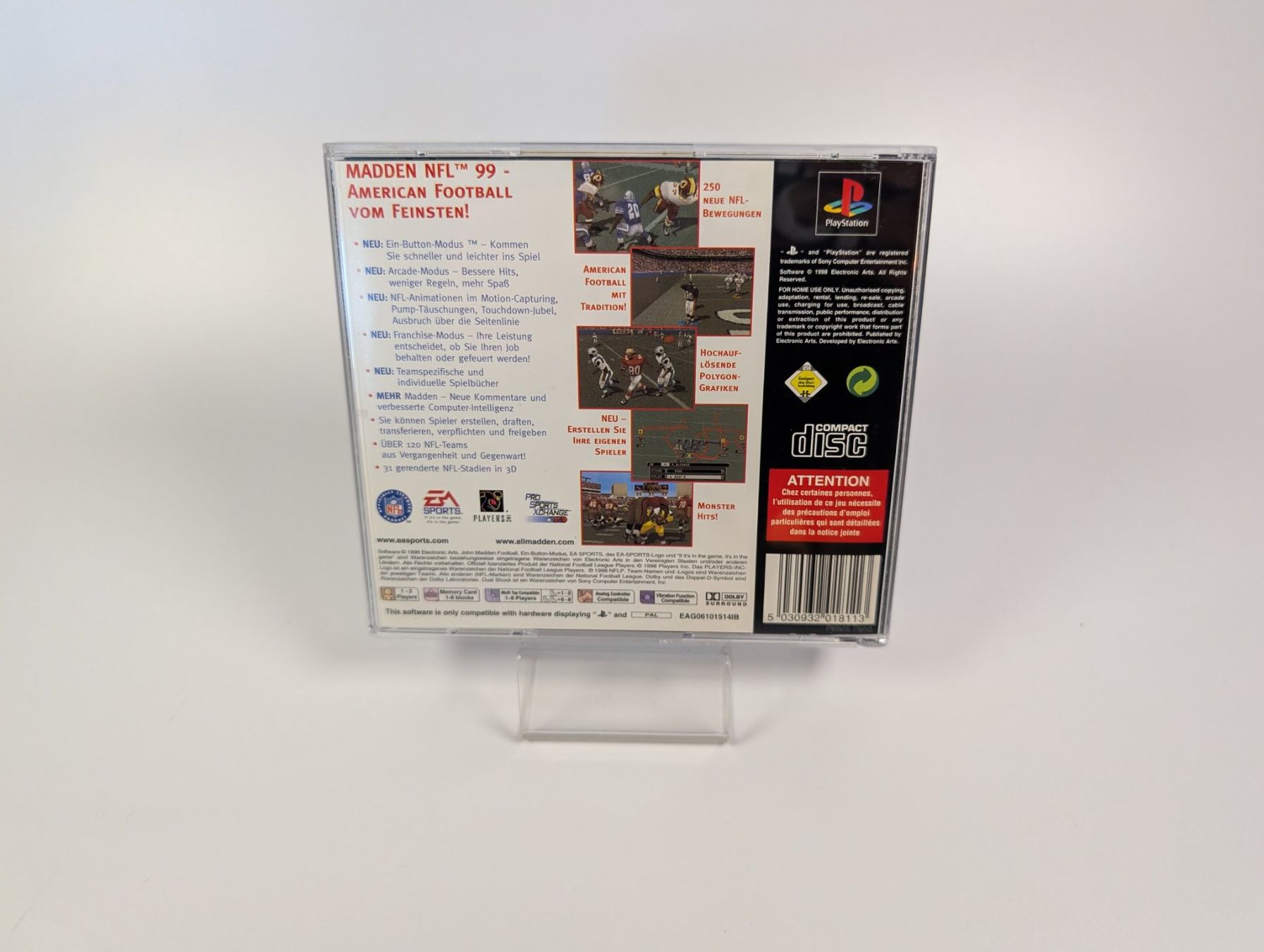 Sony Giochi: Madden NFL 99 - Playstation 1 - PS1 – Usato da Ostermundigen venduto da TradeLab 2
