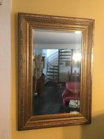Antiker Goldspiegel, Wandschmuck Shabby Chic Vintage