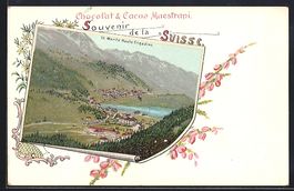 Lithographie St. Moritz, Panorama