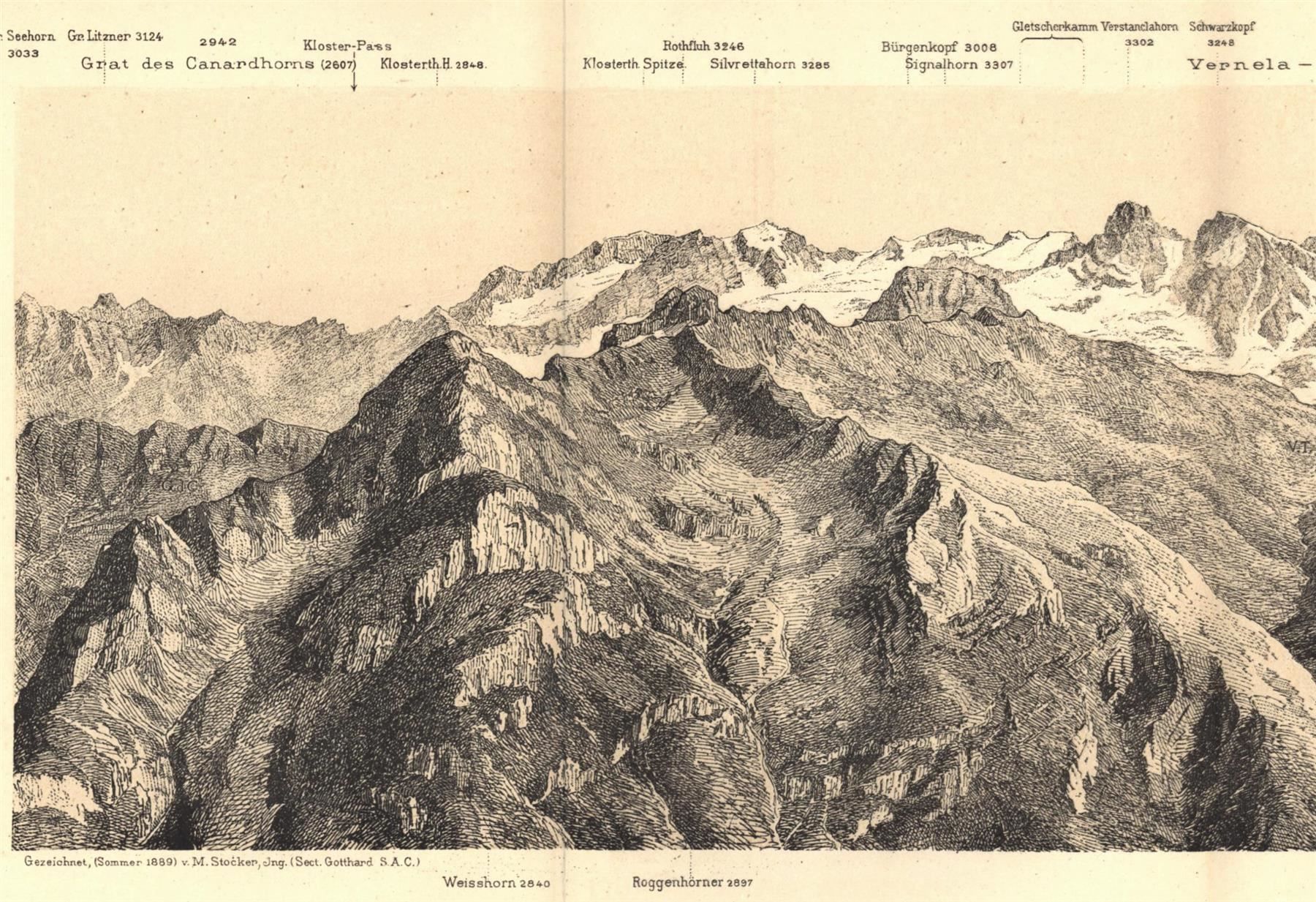Landkarten & Atlanten: Silvretta Linard Panorama – Gebraucht aus Rafz von Helvet32 1