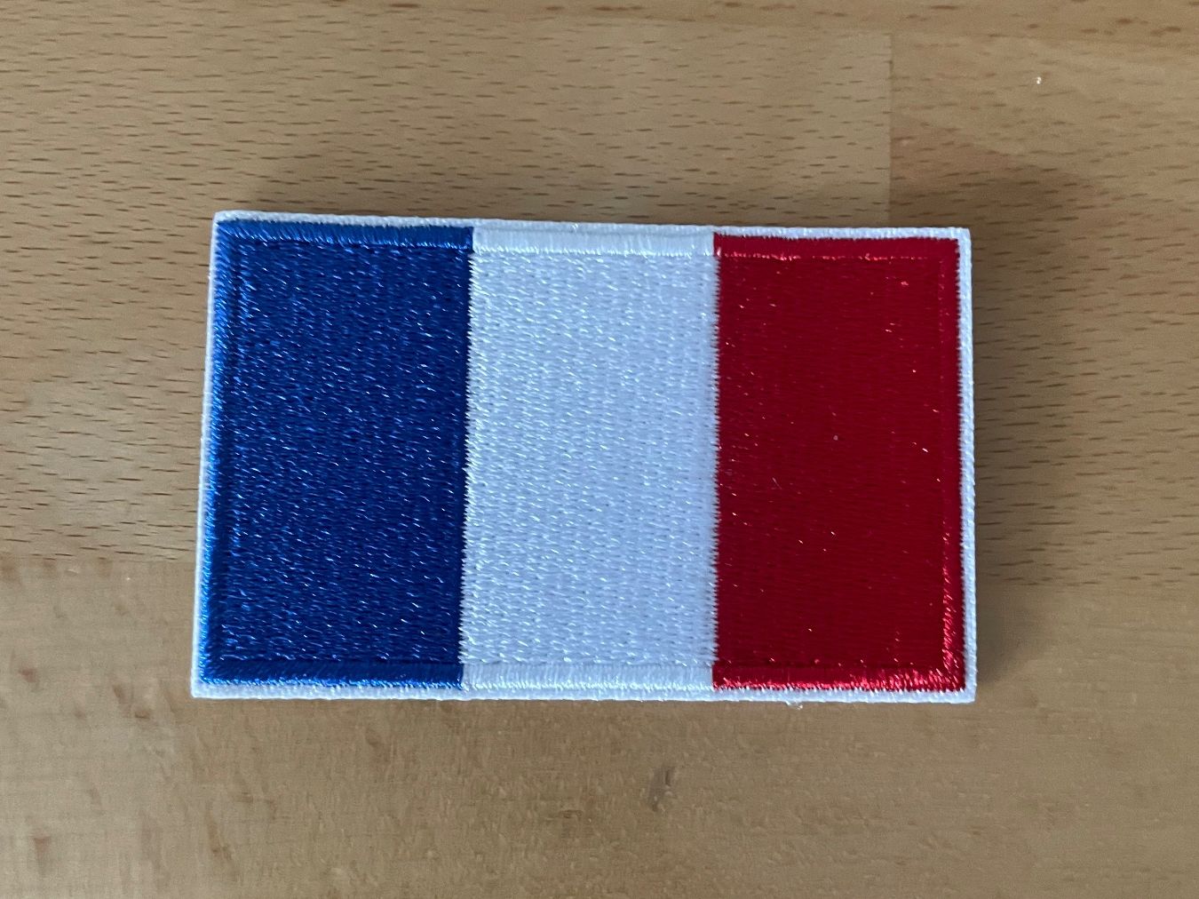 Insignes: Frankreich Flagge Patch Sticker Aufnäher – Neuf (Voir description) à Horn par abutre72