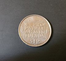 Silber Gedenkfünfliber Pro Patria vorz. - unz.