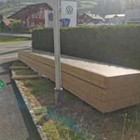 Sandwichpanele aus Cortenstahl / Rostblech 25m2