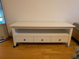 Fernseher Kommode weiß 136x50x49