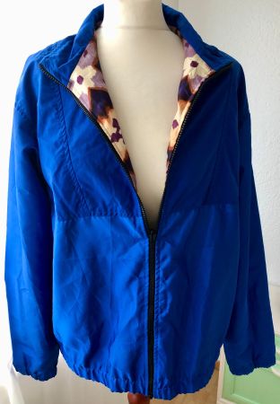 NEU: blaue Rework Jacke, Übergangsjacke, M / 38, zum Wenden
