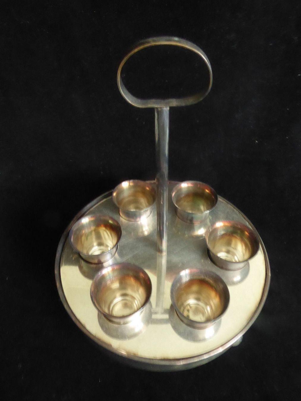 Set di piatti: SIMAR  Silverplated:  6 Becher mit – Difettoso da Zürich venduto da Chaeffeler