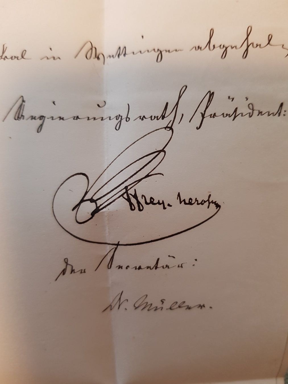 Autogramme: Friedrich Frey-Herosé, 6. Bundesrat, Original-Autogramm – Gebraucht aus Wikon von Funkfreak75 1